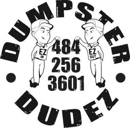 DUMPSTER DUDEZ EZ IN EZ OUT 484 256 3601 logo