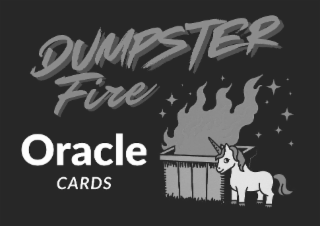 DUMPSTER FIRE ORACLE CARDS logo