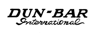DUN-BAR INTERNATIONAL logo