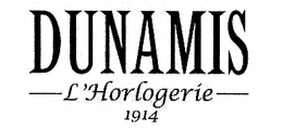DUNAMIS L'HORLOGERIE 1914 logo
