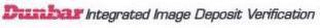 DUNBAR INTEGRATED IMAGE DEPOSIT VERIFICATION logo