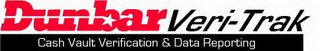DUNBAR VERI-TRAK CASH VAULT VERIFICATION & DATA REPORTING logo