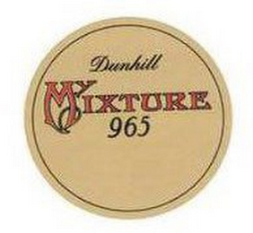 DUNHILL MY MIXTURE 965 logo