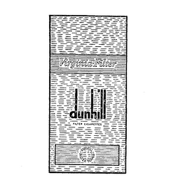 DUNHILL VIRGINIA FILTER FILTER CIGARETTES FILTER TIPPED logo