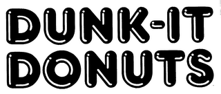 DUNK- IT DONUTS logo