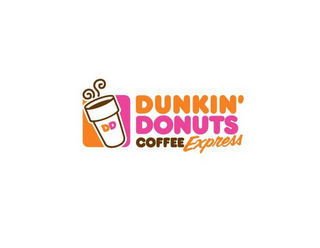 DUNKIN' DONUTS COFFEE EXPRESS DD logo