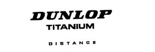 DUNLOP TITANIUM DISTANCE logo