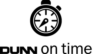 DUNN ON TIME logo