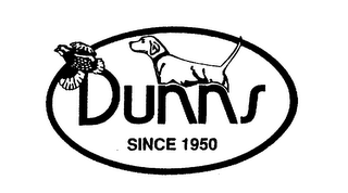 DUNNS SINCE 1950 logo