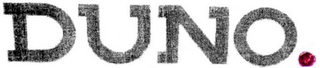 DUNO. logo