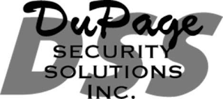 DUPAGE SECURITY SOLUTIONS INC. DSS logo