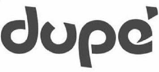 DUPE logo