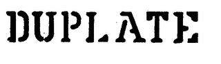 DUPLATE logo