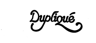DUPLIQUE logo
