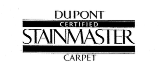 DUPONT STAINMASTER CERTIFIED CARPET