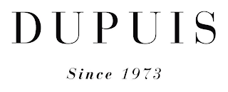 DUPUIS SINCE 1973 logo