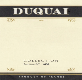 DUQUAI COLLECTION BOUTELLE NO /600 logo