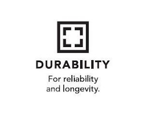 DURABILITY FOR RELIABILITY AND LONGEVITY. logo