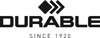 DURABLE SINCE 1920 logo