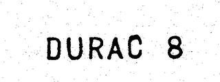 DURAC 8 logo