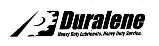 DURALENE HEAVY DUTY LUBRICANTS. HEAVY DUTY SERVICE. logo