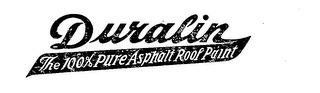 DURALIN THE 100% PURE ASPHALT ROOF PAINT logo