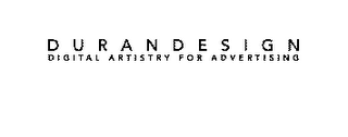 DURANDESIGN DIGITAL ARTISTRY FOR ADVERTISING logo