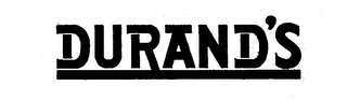 DURAND'S logo