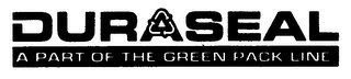 DURASEAL A PART OF THE GREEN PACK LINE logo