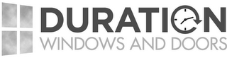 DURATION WINDOWS AND DOORS logo