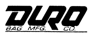 DURO BAG MFG. CO. logo