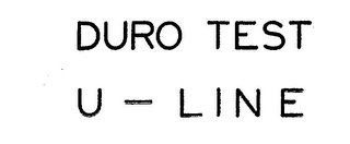 DURO TEST U-LINE logo