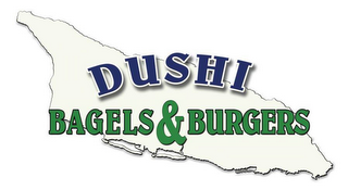 DUSHI BAGELS & BURGERS logo