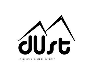 DUST MOUNTAINWEAR AND ACCESSORIES logo