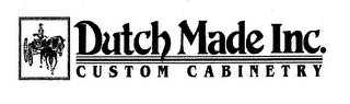 DUTCH MADE INC. CUSTOM CABINETRY logo