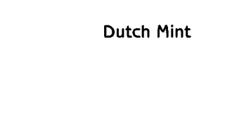 DUTCH MINT logo