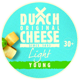 DUTCH ORIGINAL CHEESE SINCE 1895 30 + LIGHT YOUNG logo