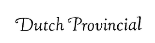 DUTCH PROVINCIAL logo