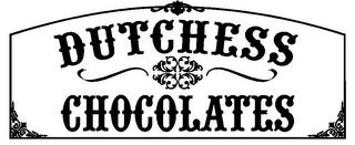 DUTCHESS CHOCOLATES logo