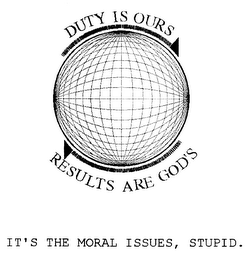 DUTY IS OURS RESULTS ARE GOD'S logo