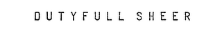 DUTYFULL SHEER logo