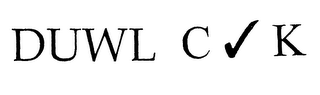DUWL CHECK logo