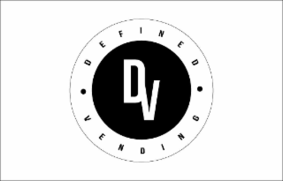 DV DEFINED VENDING logo