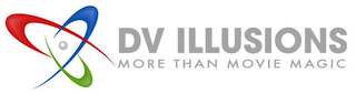 DV ILLUSIONS MORE THAN MOVIE MAGIC logo