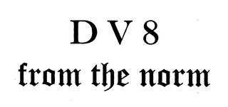 DV8 FROM THE NORM logo