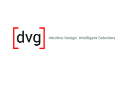 [DVG] INTUITIVE DESIGN. INTELLIGENT SOLUTIONS. logo