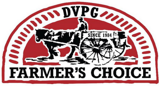 DVPG SINCE 1984 FARMER'S CHOICE logo