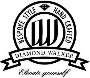 DW BESPOKE STYLE HAND CRAFTED DIAMOND WALKER ELEVATE YOURSELF logo