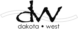 DW DAKOTA WEST logo
