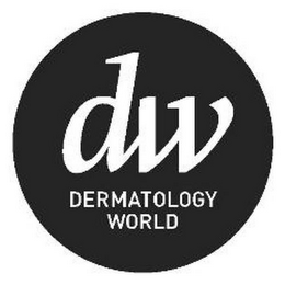 DW DERMATOLOGY WORLD logo